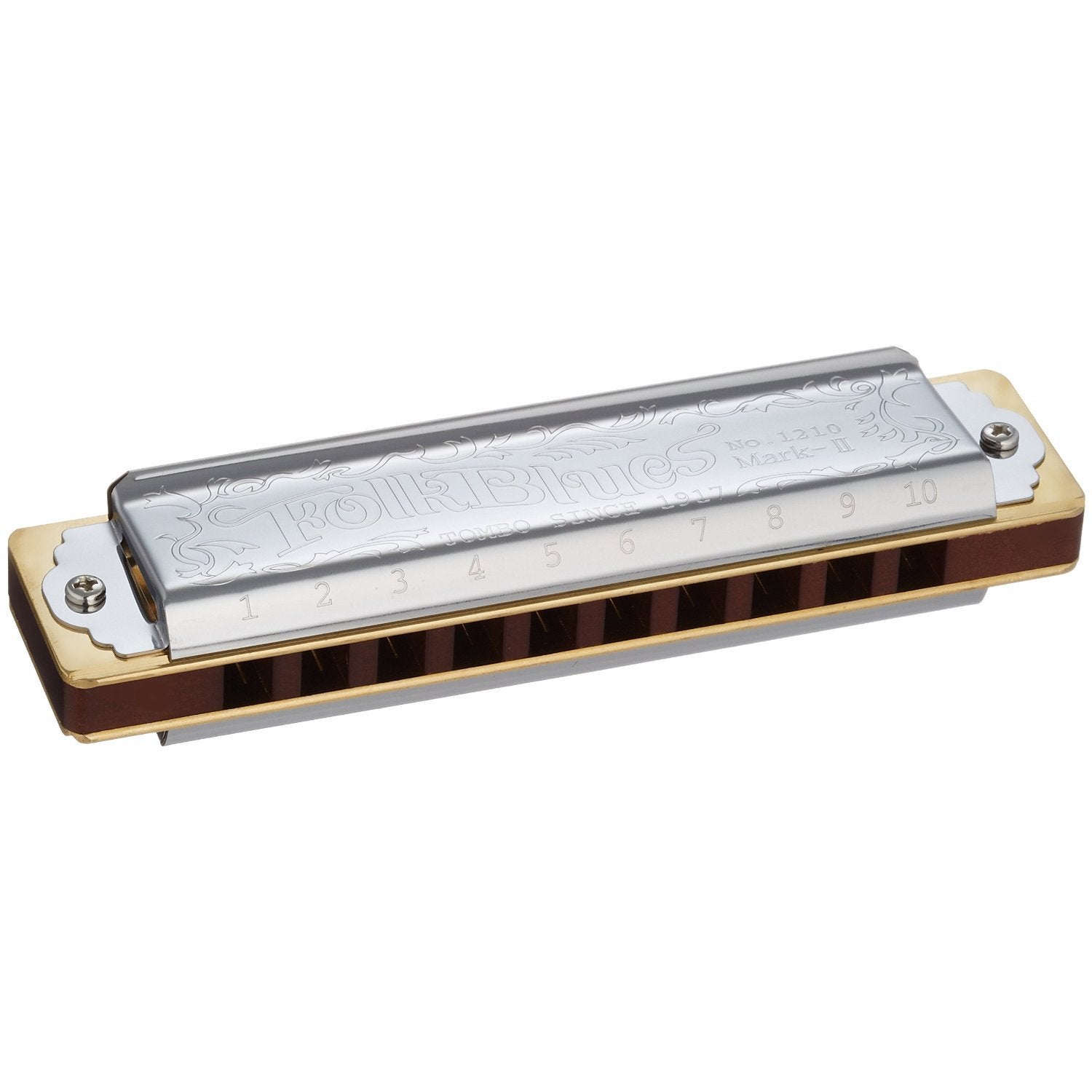 Tombo Folk Blues MKII 1210 Bb diatonische mondharmonica