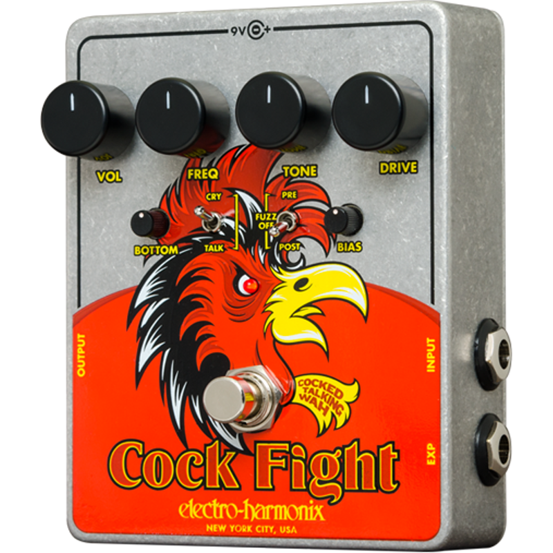 Electro Harmonix Cock Fight cocked talking wah-pedaal