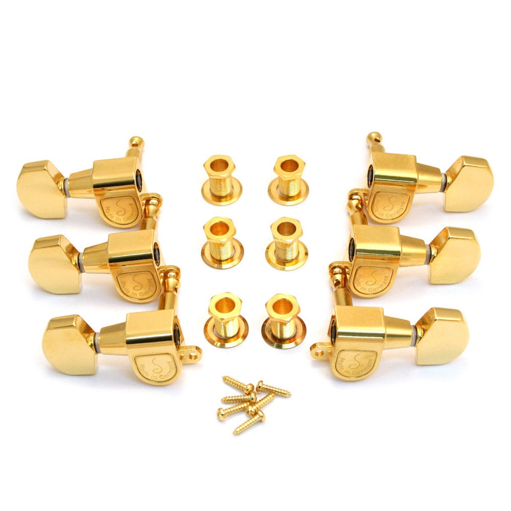 Schaller M6 180 3L/3R Gold stemmechanieken voor gitaar