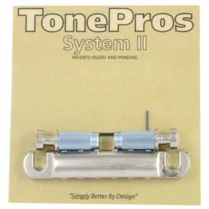 TonePros T1ZS Nickel USA Locking Stop Tailpiece