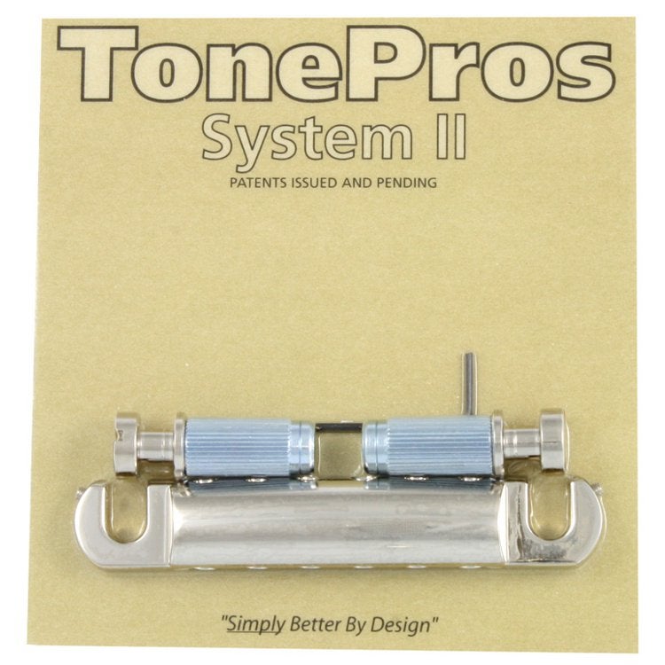 TonePros T1ZS Nickel USA Locking Stop Tailpiece