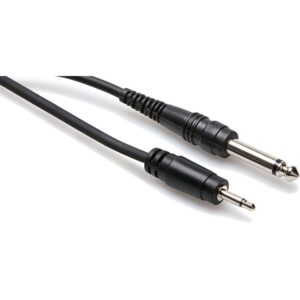 Hosa CMP-305 mono kabel 3.5 mm jack - 6.35 mm jack 1.5 m