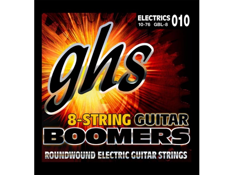 GHS GBL-8 Boomers 8-string light snarenset voor 8-snarige gitaar