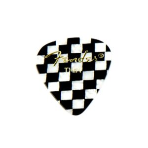 Fender 351 Shape Premium Picks Checker Thin (set van 12)