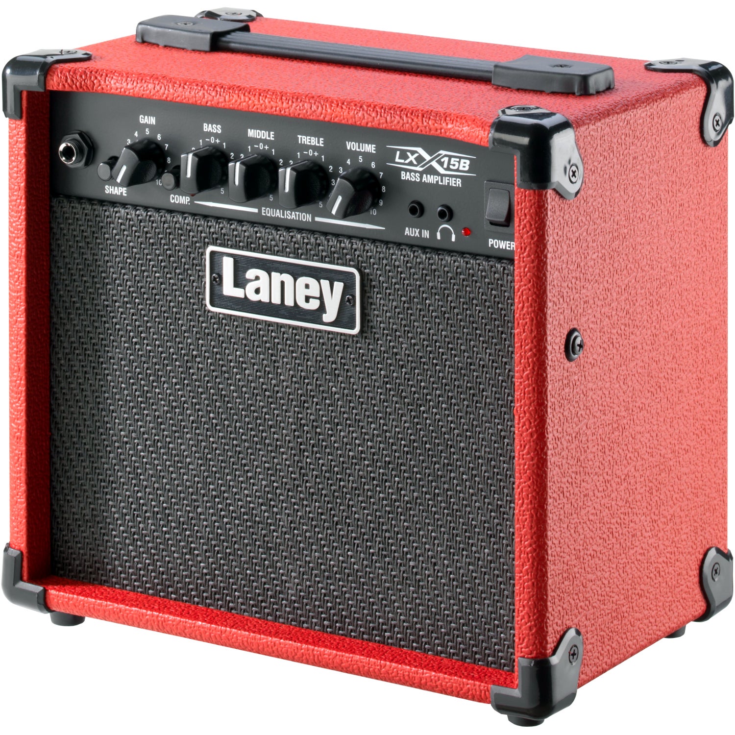 Laney LX15B-RED 15W basgitaarversterker combo