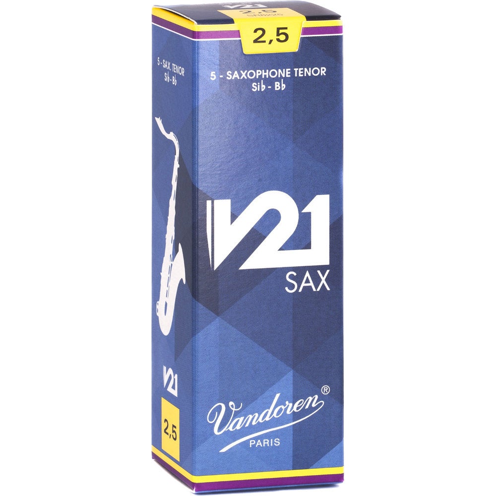 Vandoren V21 rieten voor Tenor-saxofoon 2.5, 5 stuks