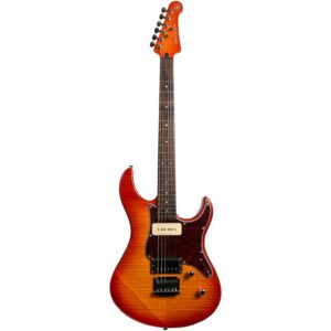 Yamaha Pacifica 611HFM elektrische gitaar amber sunburst