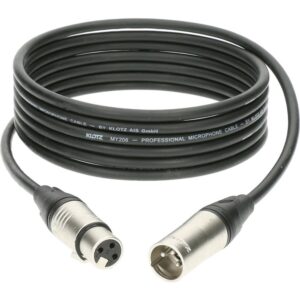 Klotz M1K1FM0200 XLR 3P - XLR 3P microfoonkabel 2 meter