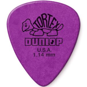 Dunlop 418R114 Tortex Standard 1.14mm plectrum paars