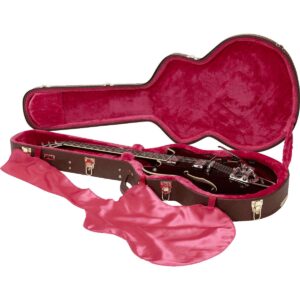 Gator Cases GW-335-BROWN houten koffer voor semi-hollow gitaar