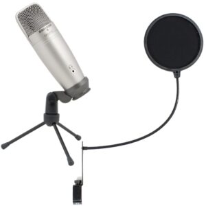 Samson C01U Pro grootmembraan condensatormicrofoon met popfilter