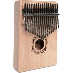 Cascha HH 2146 Kalimba Mahogany 17 met beschermhoes