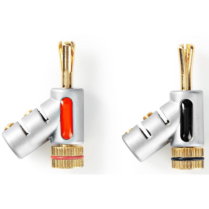 Nedis CAGC26990ME banaanstekker male - female (set van 2)