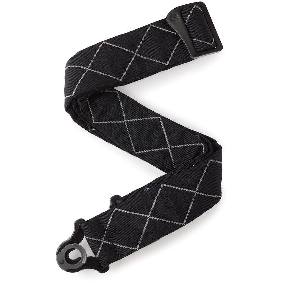 D'Addario 50BAL02 Auto Lock gitaarband Padded Diamonds