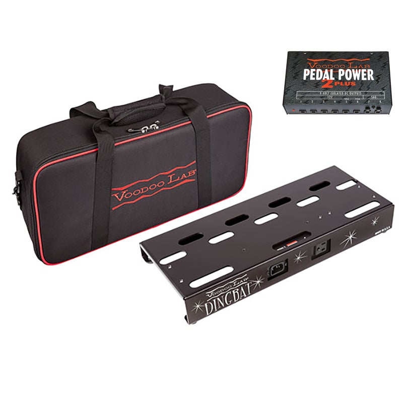 Voodoo Lab DBS-PP2 Dingbat Pedalboard Small + Pedal Power 2 Plus + tas