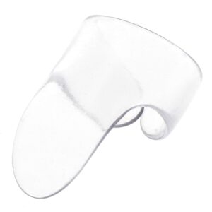 Dunlop Clear D Fingerpick plastic vingerplectrum large