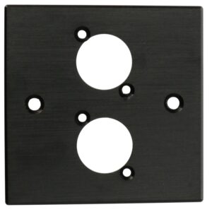 Devine D-Chassis 2 frontpaneel met 2 openingen (D-size)