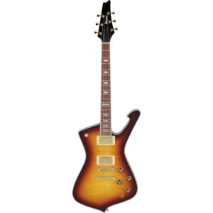 Ibanez IC420FM Iceman Violin Sunburst elektrische gitaar met gigbag