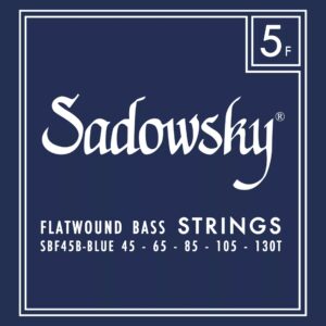 Sadowsky Blue Label SBF 45B St. Flat/Taperwound 45-130 snarenset voor 5-snarige elektrische bas