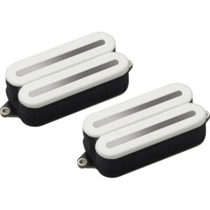Fishman PRF-MO6-SWB Fluence Open Core Modern Humbucker Set 6-String White / Black Nickel Rails actieve elementenset