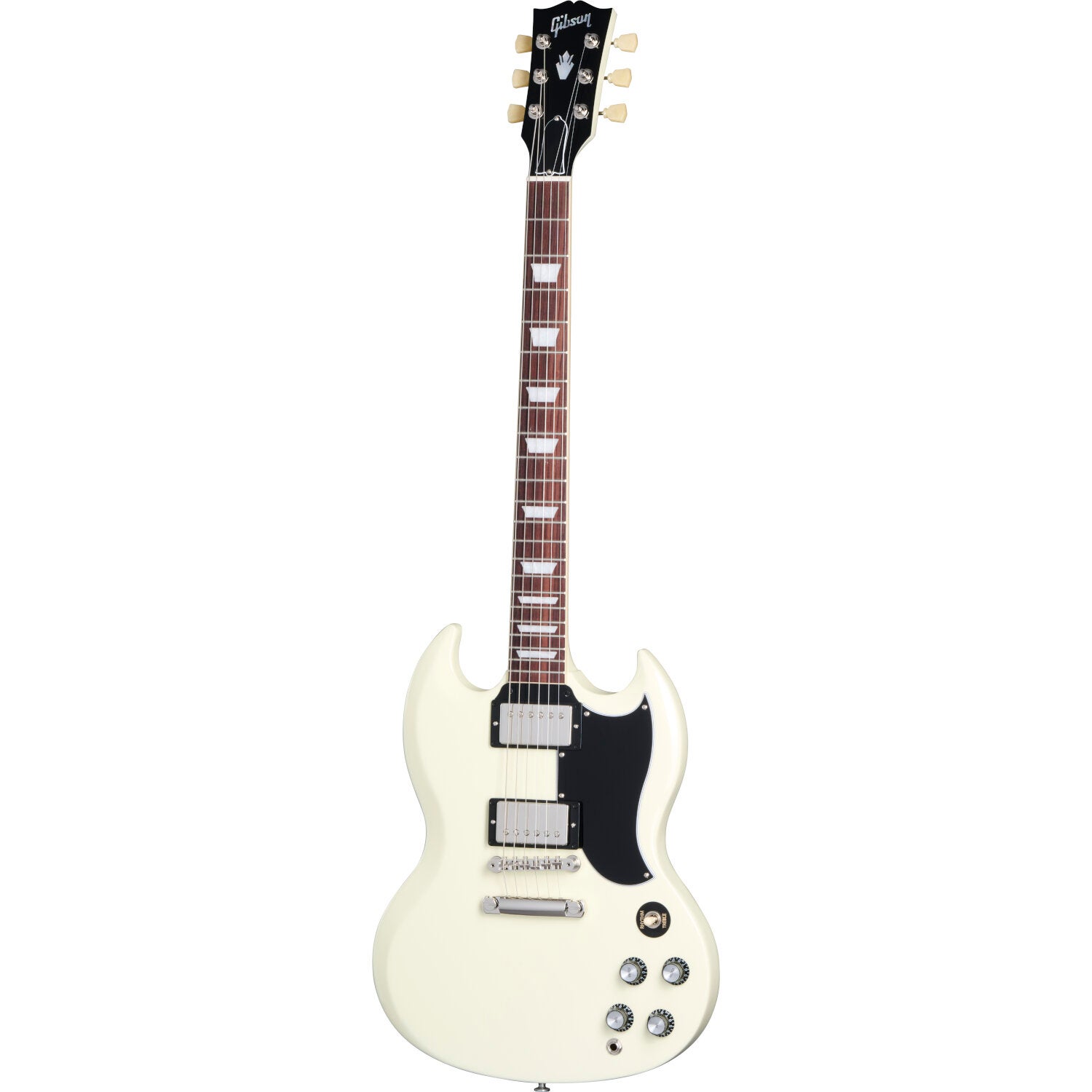 Gibson Original Collection SG Standard '61 Stop Bar Classic White elektrische gitaar met koffer