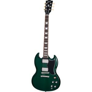 Gibson Original Collection SG Standard '61 Stop Bar Translucent Teal elektrische gitaar met koffer