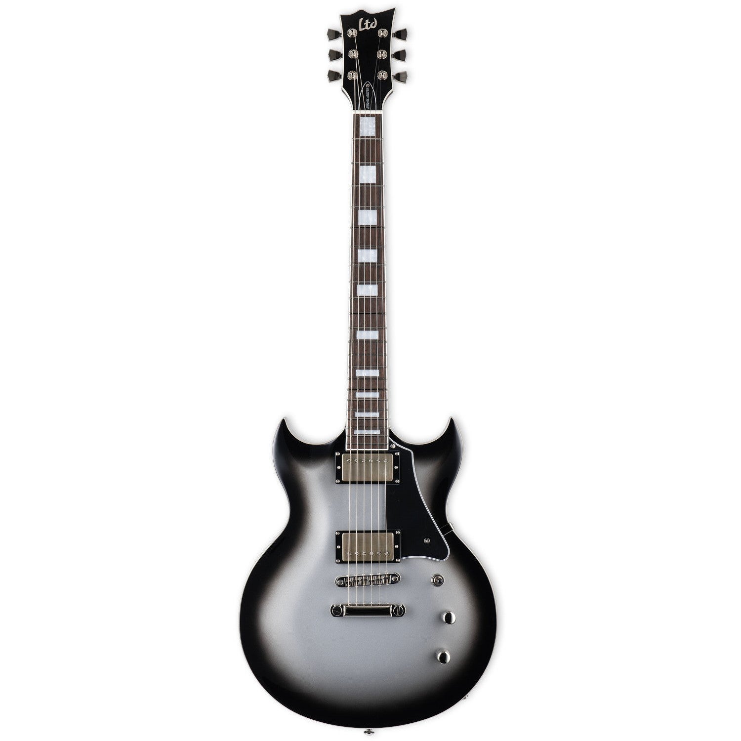 ESP LTD Royal Shiva Silver Sunburst Bill Kelliher Signature elektrische gitaar met koffer