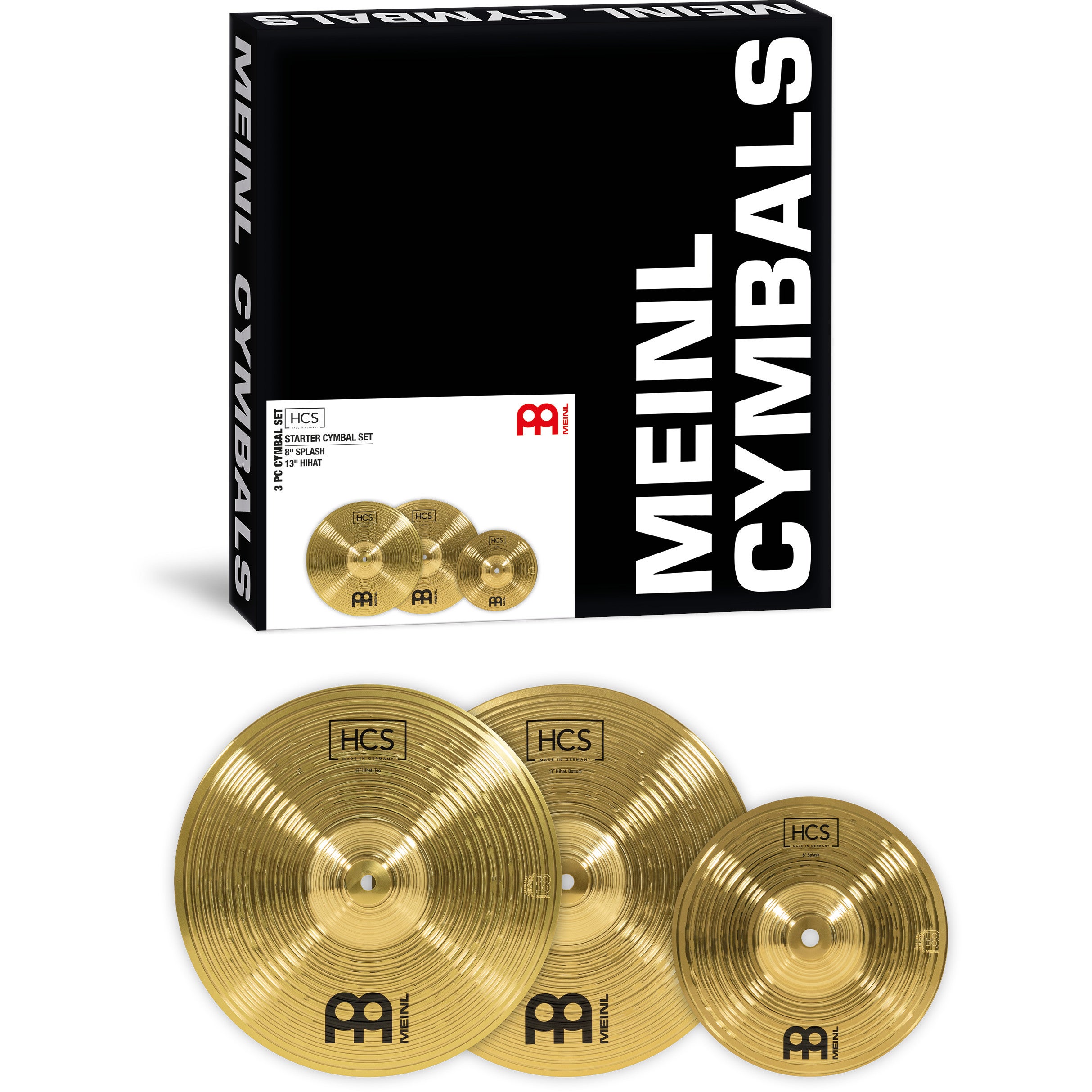 Meinl HCS-CS1 Starter Cymbal Set bekkenset 8-13
