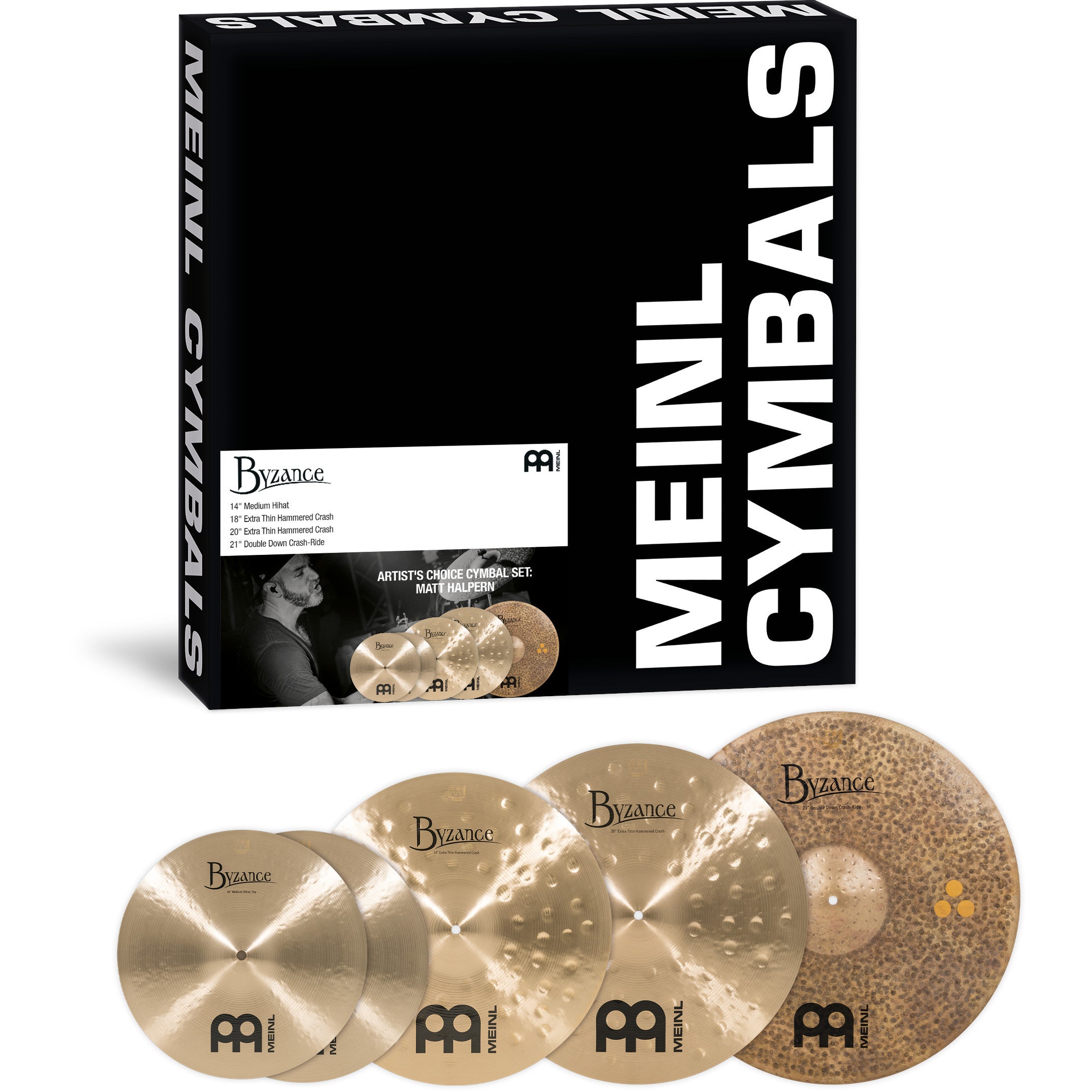 Meinl A-CS2 Artist's Choice Cymbal Set Matt Halpern bekkenset 14-18-20-21