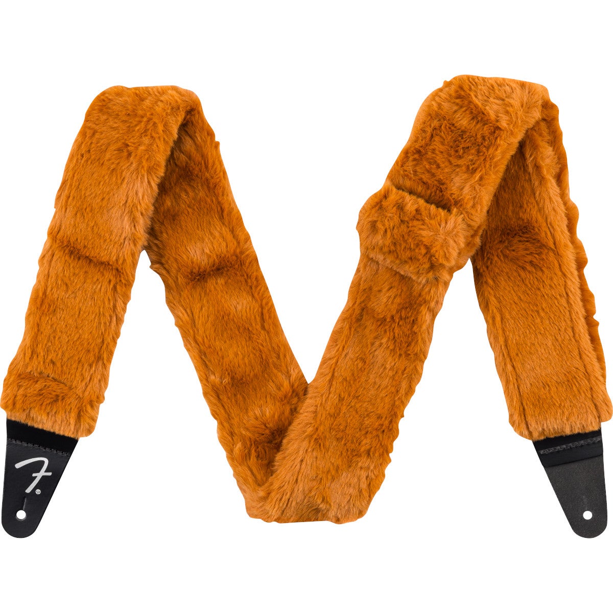 Fender Poodle Plush Strap Rust gitaarband
