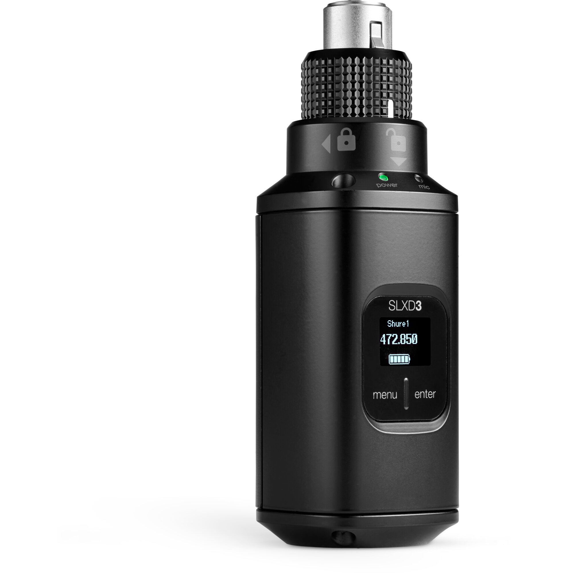 Shure SLXD3 snap-on zender voor handheld microfoons K59 (606-650 MHz)