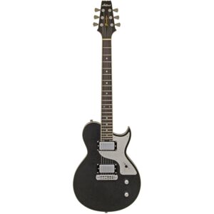 Aria Pro II Hot Rod Collection 718-MK2 Brooklyn Open Pore Black elektrische gitaar met aluminium slagplaat