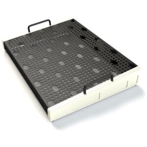 Temple Audio Design DUO-17-VW Templeboard Vintage White pedalboard