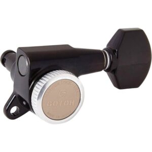 Gotoh SG381 07 MG-T Black locking stemmechanieken 6-in-line (set van 6 stuks)