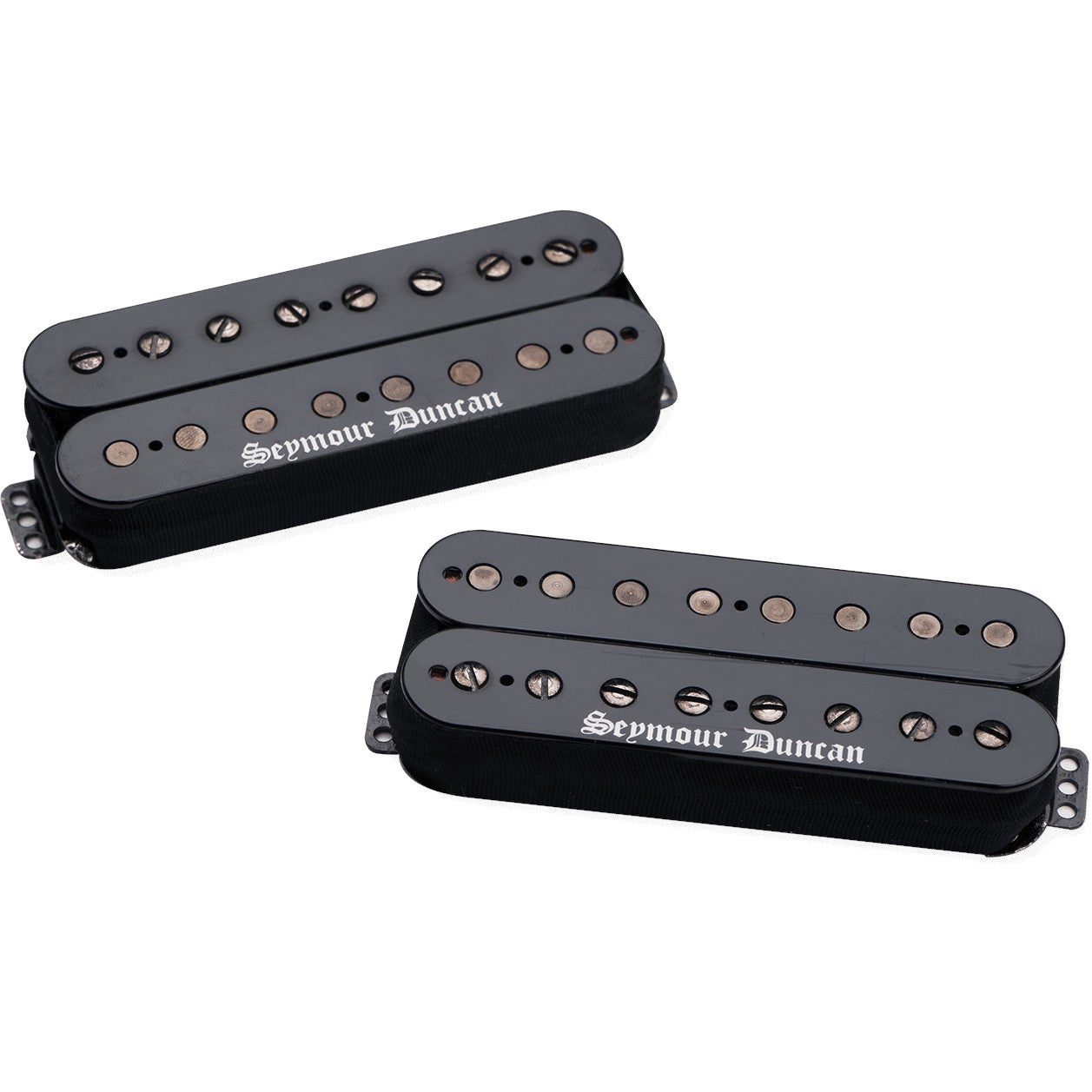 Seymour Duncan Black Winter Humbucker Set 8-String Black 8-snarige gitaarelementen (set van 2)