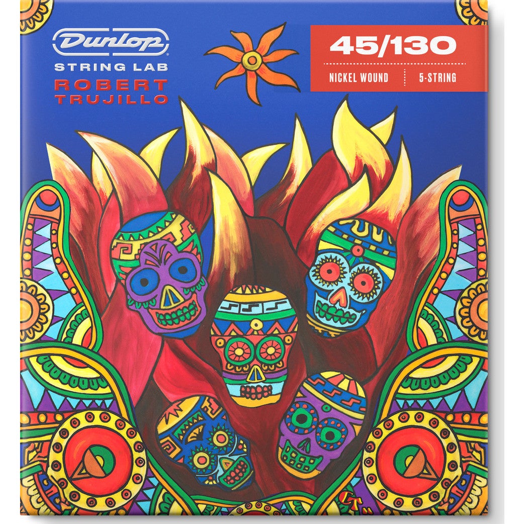 Dunlop RTN45130 String Lab Robert Trujillo Signature Nickel Wound 45-130 snaren 5-snarige elektrische basgitaar