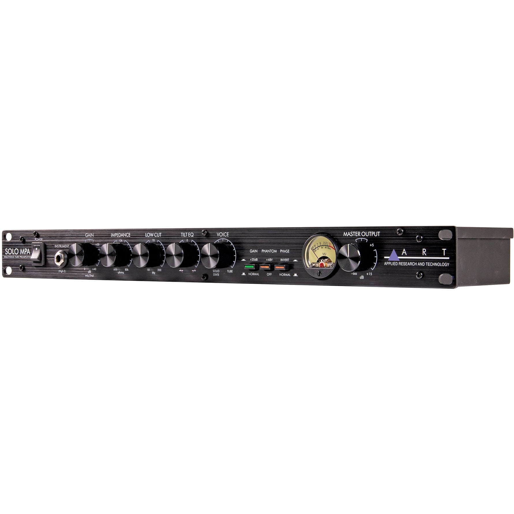 ART Solo MPA Single-Channel Rackmount Multi-Voice Tube preamplifier