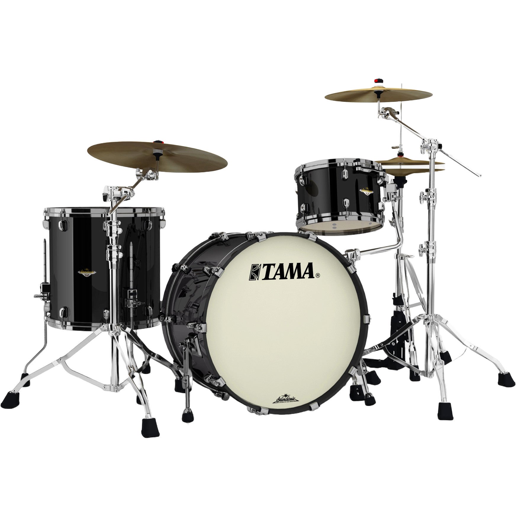 Tama MA32CZBNS-PBK Starclassic Maple Piano Black 3d. shellset black nickel hardware
