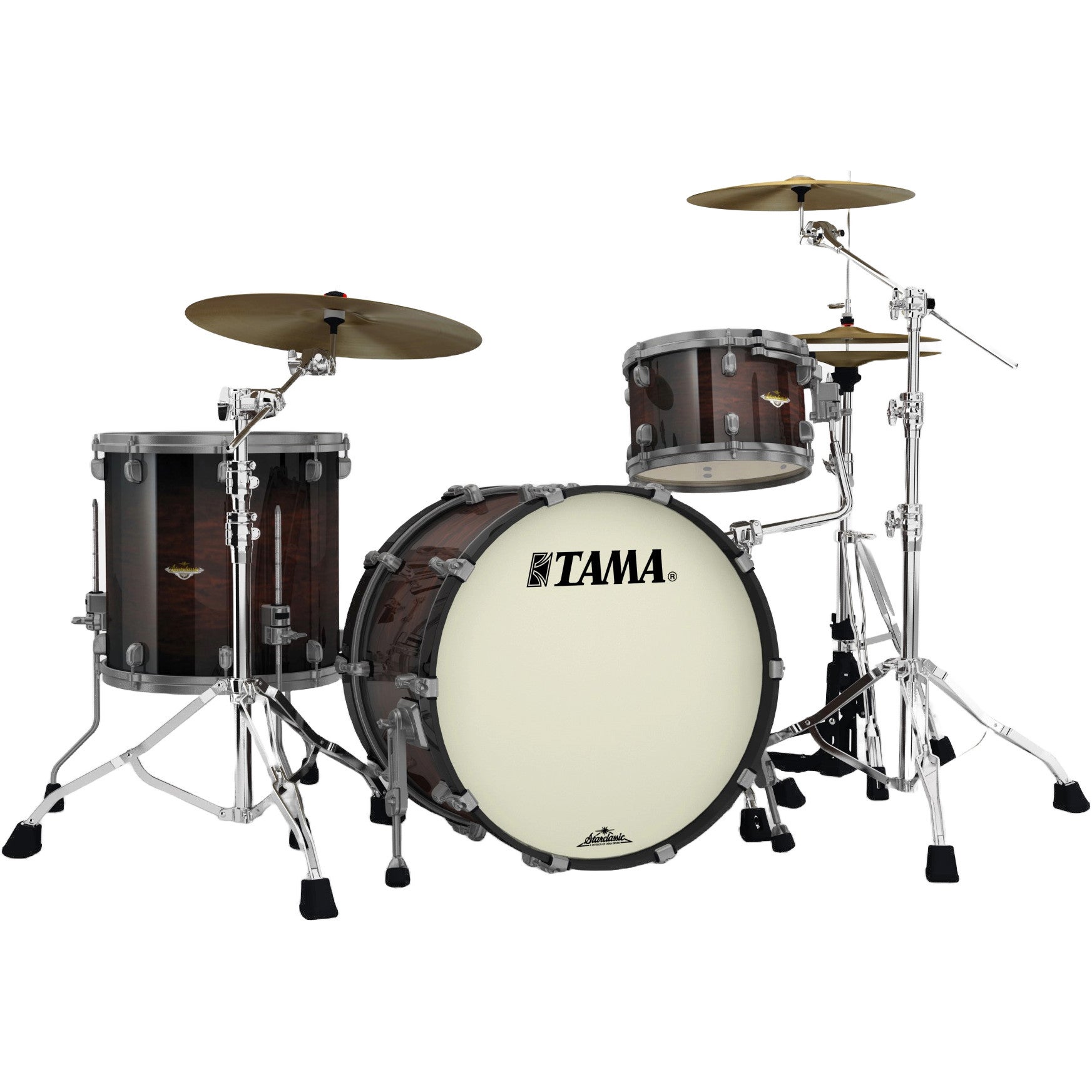 Tama MA32CZUS-DMB Starclassic Maple Dark Mocha Burst 3d. shellset Smoked Black Nickel