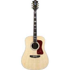 Guild USA D-55 Natural akoestische westerngitaar met premium gitaarkoffer