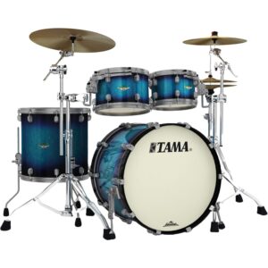 Tama MA42TZUS-MEB Starclassic Maple Molten Electric Blue Burst 4d. shellset Smoked Black Nickel hardware