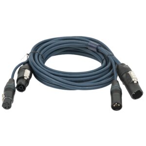 DAP FP-13 hybride kabel PowerCON True1 - 3p XLR 6 meter