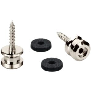 Schaller Strap Buttons Nickel voor S-Lock System (2 Stuks)