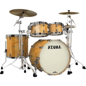 Tama ME42TZBS-VGLM Starclassic Maple Gloss Natural Movingui 4d. shellset zwart vernikkelde hardware