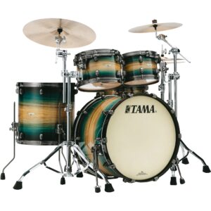 Tama ME42TZUS-LEWB Starclassic Maple Emerald Pacific Walnut Burst 4d. shellset Smoked Black Nickel hardware