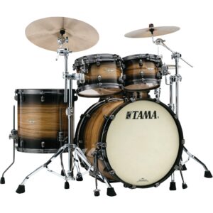 Tama ME42TZUS-LNWB Starclassic Maple Natural Pacific Walnut Burst 4d. shellset Smoked Black Nickel hardware