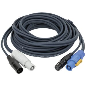 DAP FP18 hybride kabel PowerCON - 5p XLR, 6 meter