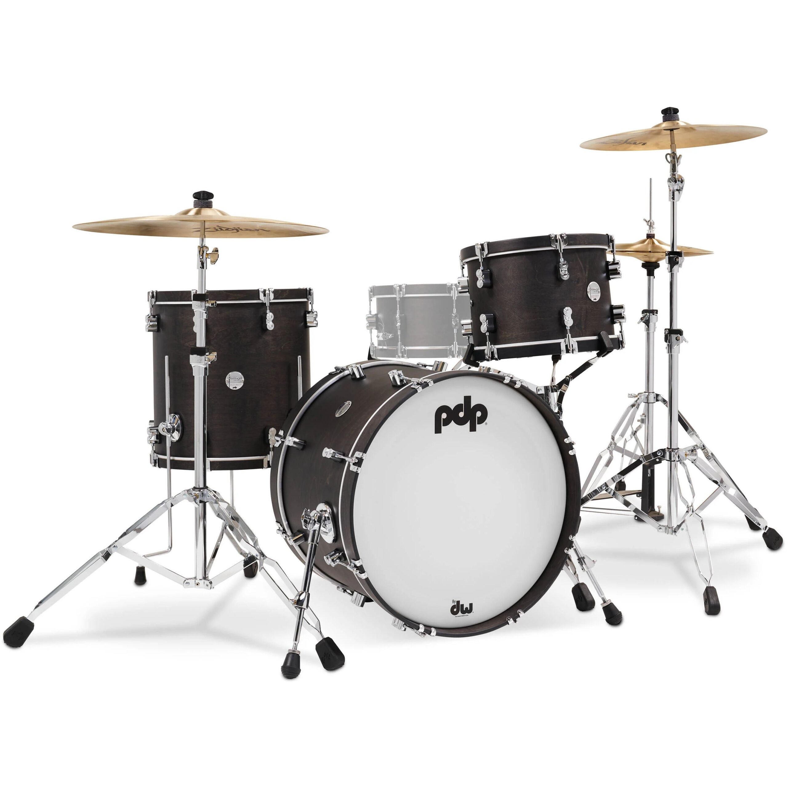 PDP Drums PDCC2013EE Concept Classic Ebony Stain 3d. shellset
