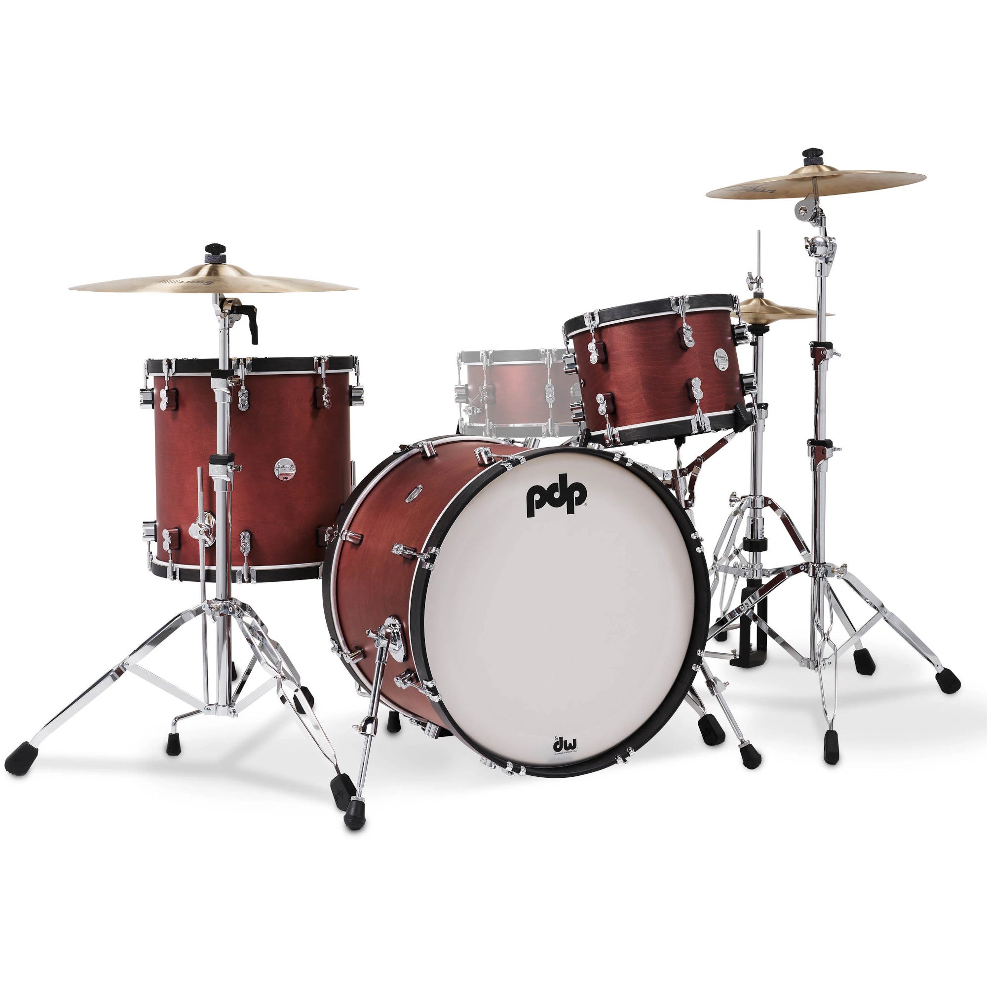 PDP Drums PDCC2213OE Concept Classic Oxblood Stain 3d. rock shellset