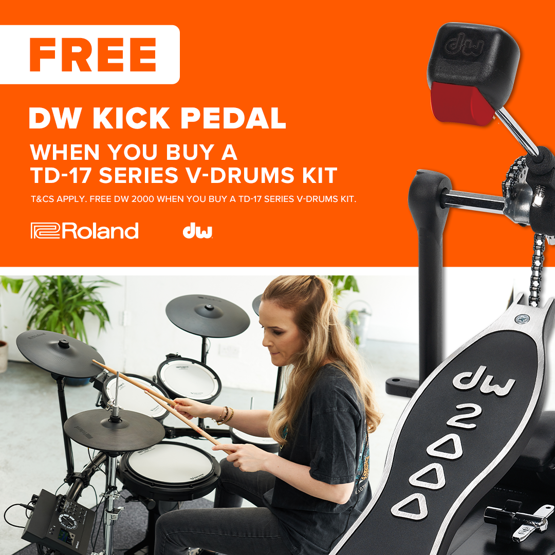 Roland TD-17KV2 V-Drums kit met gratis DW 2000 pedaal